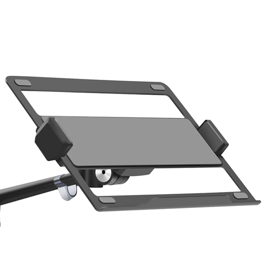 OL 1S - Single LaptopMonitor Desk Mount - Black