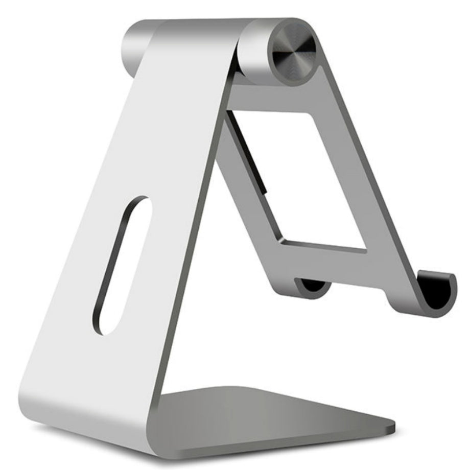 AP 4XL - Desktop Support Base Adjustable Tablet PC Stand Cellphone Holders All Size Smartphone - Sliver