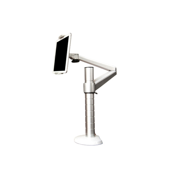 OA 1S - Universal height adjustable stand Tablet and laptop Desktop arm Mount - Sliver