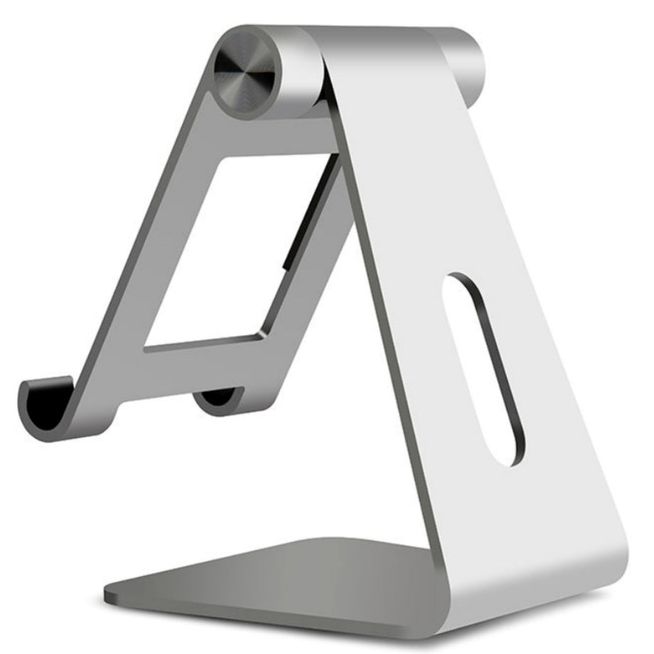 AP 4XL - Desktop Support Base Adjustable Tablet PC Stand Cellphone Holders All Size Smartphone - Sliver