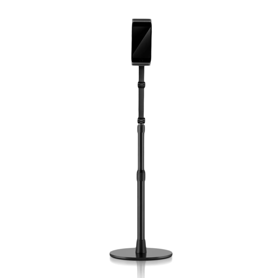 AP 4P - Tablet Overhead Stand Height Adjustable 360 Degree Rotatable Multi-angle Adjustable Desktop Stand - Black