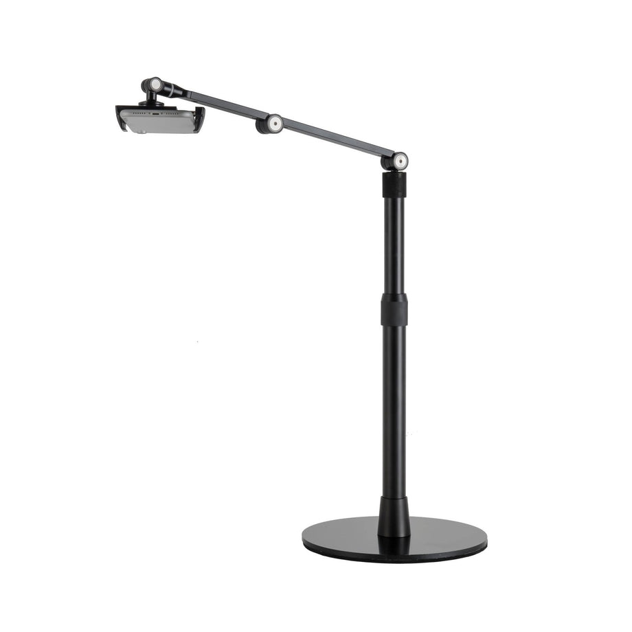 AP 4P - Tablet Overhead Stand Height Adjustable 360 Degree Rotatable Multi-angle Adjustable Desktop Stand - Black