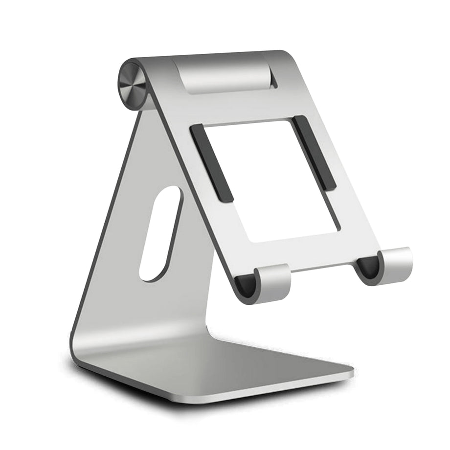 AP 4XL - Desktop Support Base Adjustable Tablet PC Stand Cellphone Holders All Size Smartphone - Sliver