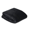 18"*18" Simple Style Solid Color Throw Pillow Case Soft Cushion Cover Sofa Chair Bed Decorative Square Pillow Cover 45*45cm Pillow Sham with Hidden Zipper Closure--Black