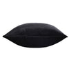 18"*18" Simple Style Solid Color Throw Pillow Case Soft Cushion Cover Sofa Chair Bed Decorative Square Pillow Cover 45*45cm Pillow Sham with Hidden Zipper Closure--Black