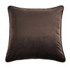 18"*18" Simple Style Solid Color Throw Pillow Case Soft Cushion Cover Sofa Chair Bed Decorative Square Pillow Cover 45*45cm Pillow Sham with Hidden Zipper Closure--Black