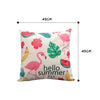 Linen Flamingo Cushion Cover