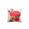 Linen Flamingo Cushion Cover