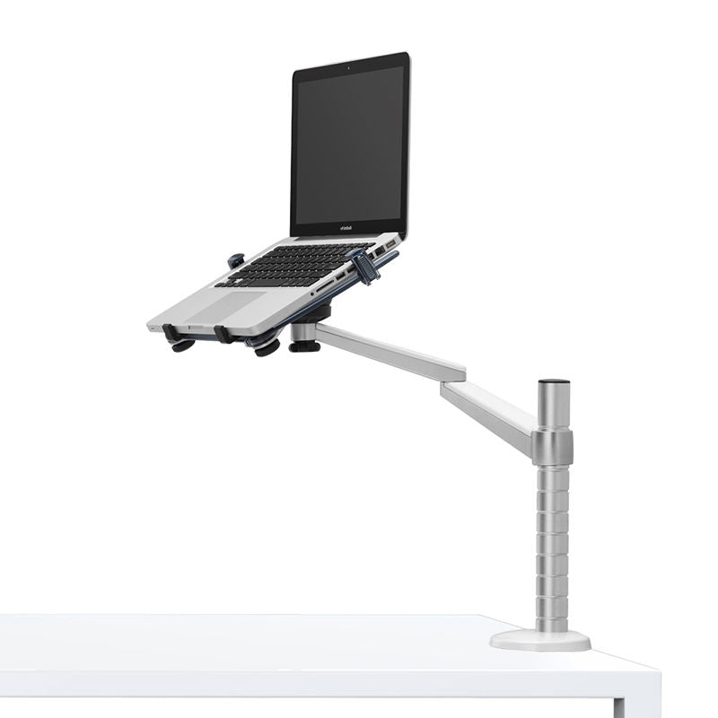 OA 9X - Laptop And Tablet Dual Arm Desktop Mount - Sliver