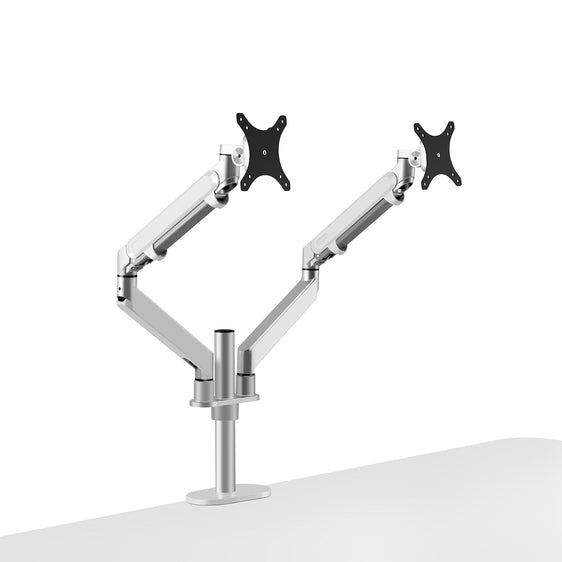 OL 2Z - Appearance LCD Mount VESA Gas Spring Arm Angle Adjustable dual arm monitor mount - Sliver