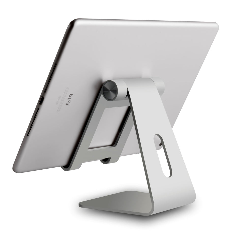 AP 4XL - Desktop Support Base Adjustable Tablet PC Stand Cellphone Holders All Size Smartphone - Sliver