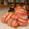 3D Lifelike Bread-shaped Pillow