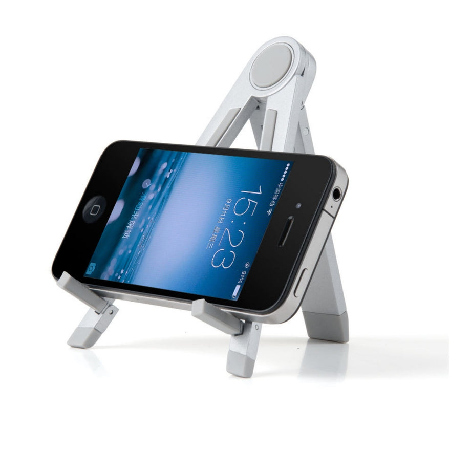 UP 3 - Adjustable Folding stand for 7 to 10 inch Tablet and Smartphone silver portable table mount - Sliver