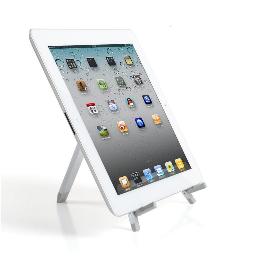 UP 3 - Adjustable Folding stand for 7 to 10 inch Tablet and Smartphone silver portable table mount - Sliver