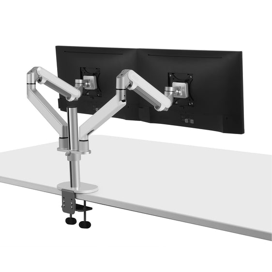 OL 2Z - Appearance LCD Mount VESA Gas Spring Arm Angle Adjustable dual arm monitor mount - Sliver