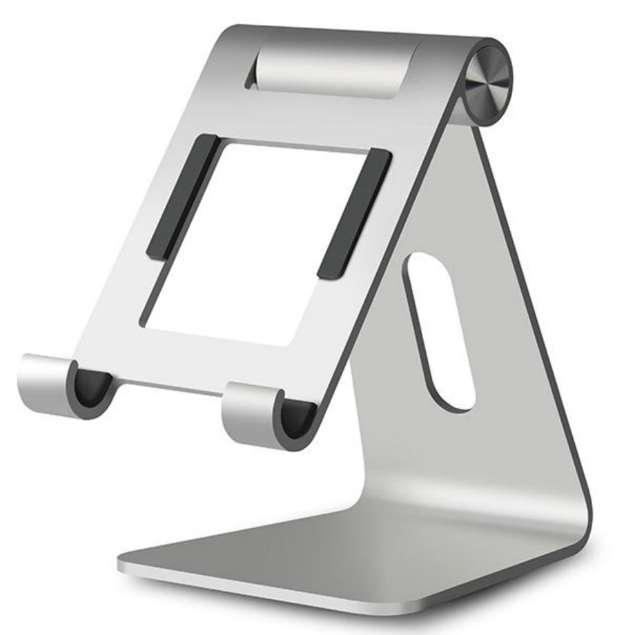 AP 4XL - Desktop Support Base Adjustable Tablet PC Stand Cellphone Holders All Size Smartphone - Sliver