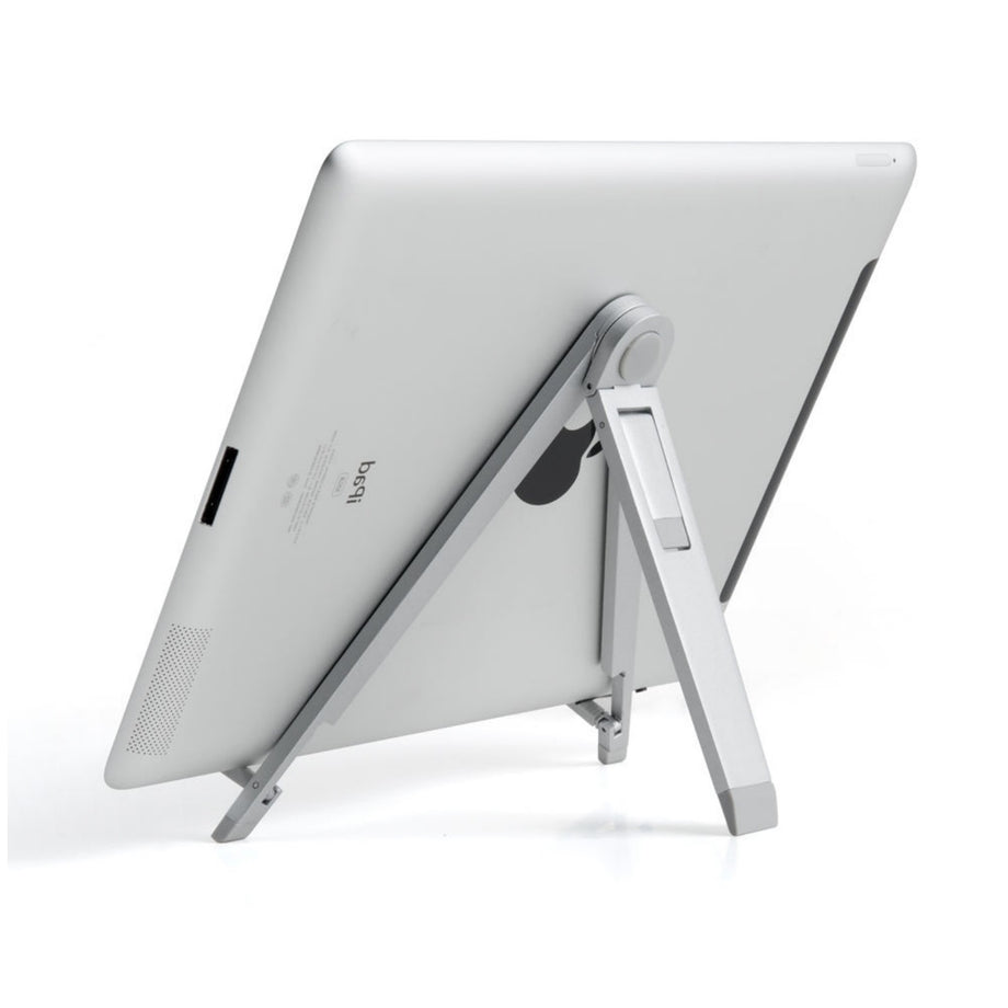 UP 3 - Adjustable Folding stand for 7 to 10 inch Tablet and Smartphone silver portable table mount - Sliver