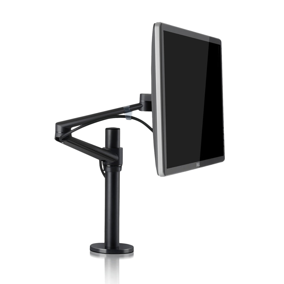 OL 1 - Single Computer Monitor Desk Mount Stand - Black