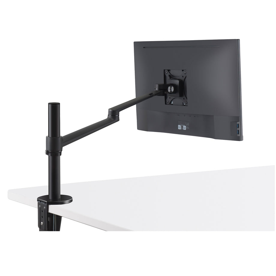 OL 1 - Single Computer Monitor Desk Mount Stand - Black