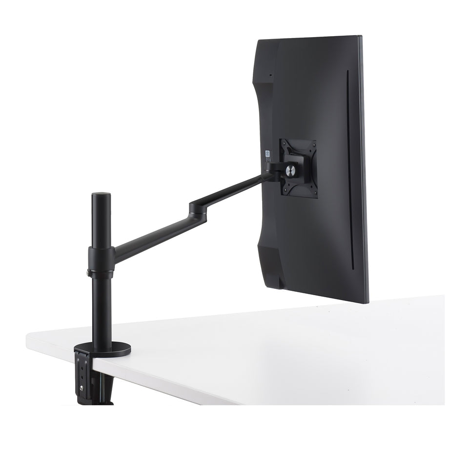 OL 1 - Single Computer Monitor Desk Mount Stand - Black