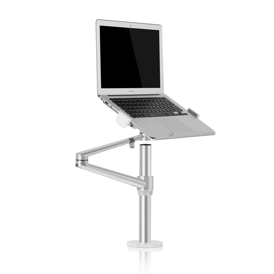 OL 1S -  Adjustable laptop stand and single  Monitor arm Stand Comput office - Sliver