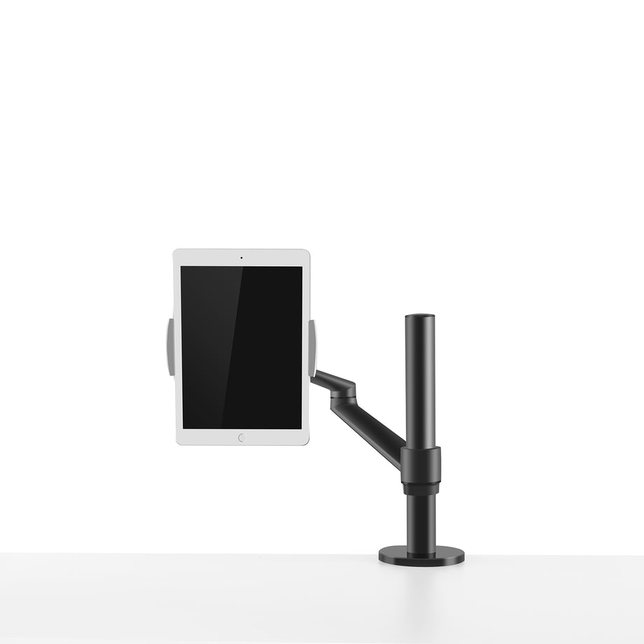 OL 1S - Single LaptopMonitor Desk Mount - Black