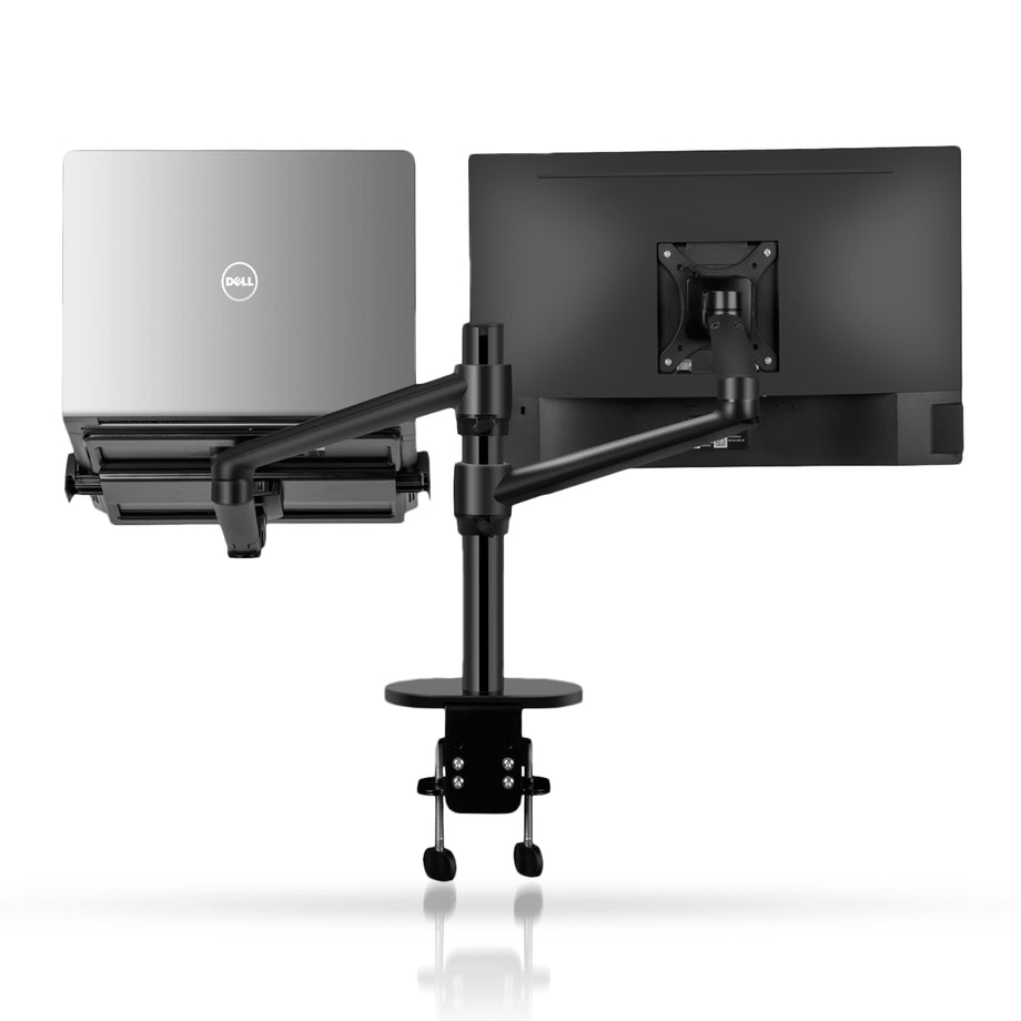 OL 3L - Monitor and Laptop Desk Mount - Black