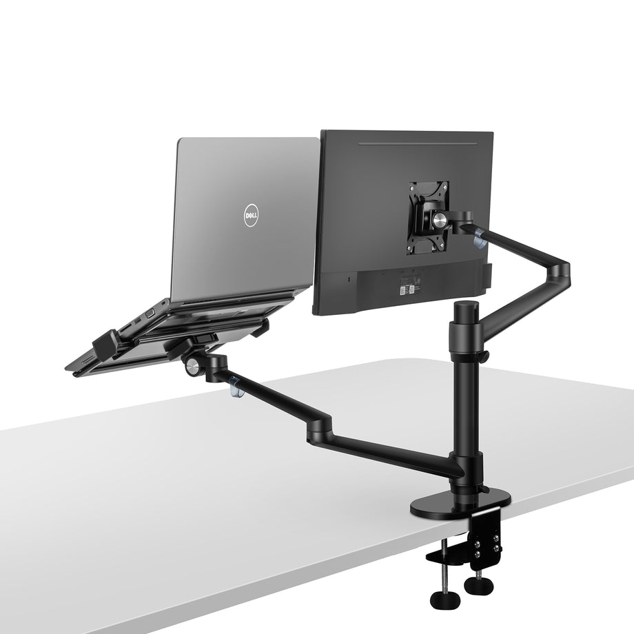 OL 3L - Monitor and Laptop Desk Mount - Black