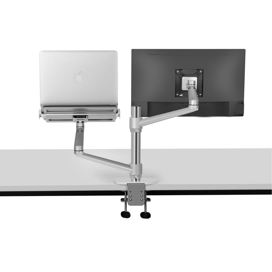 OL 3L - Monitor and Laptop Desk Mount - Sliver