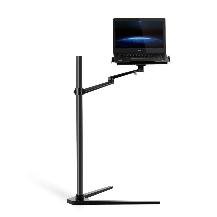 UP 8A - Multiple Laptop Tablet Floor Stand - Black