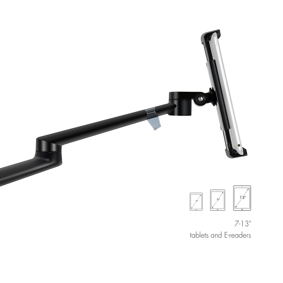 UP 8A - Multiple Laptop Tablet Floor Stand - Black