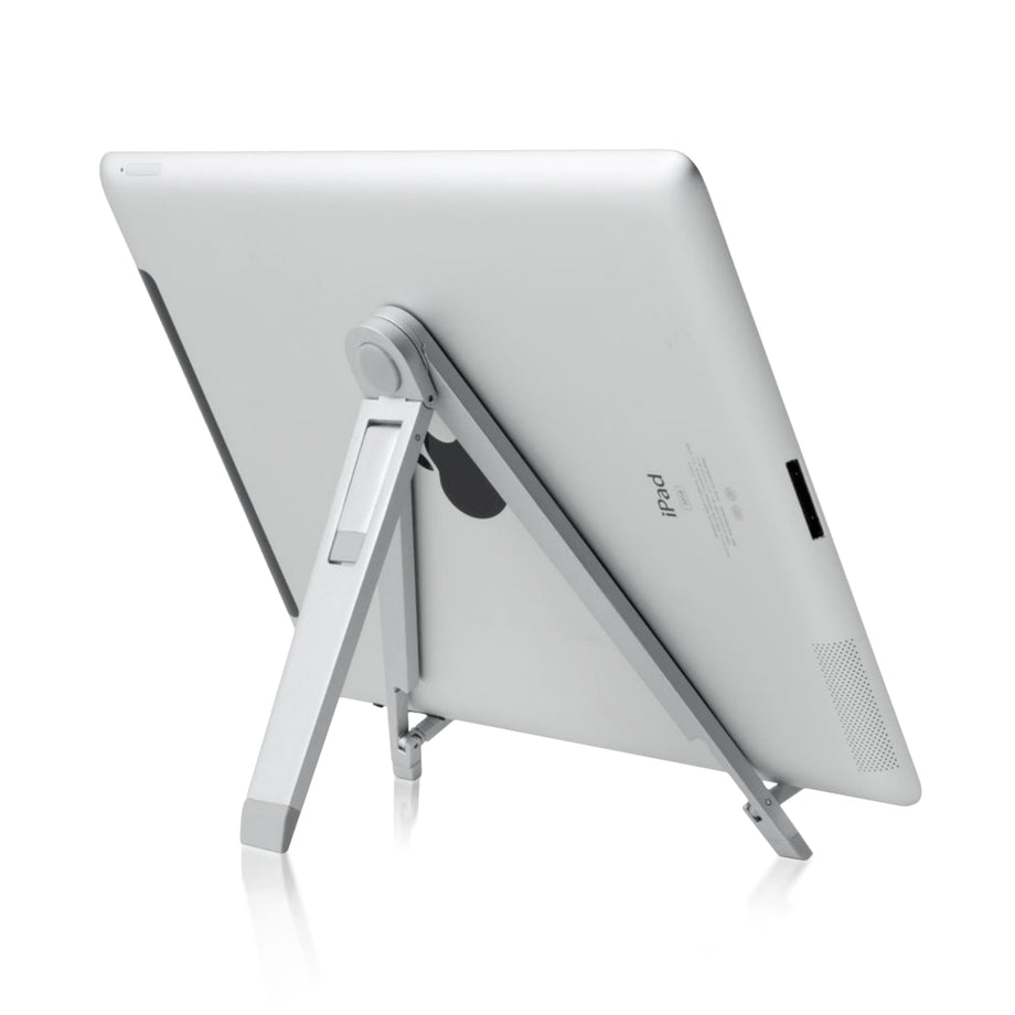 UP 3 - Adjustable Folding stand for 7 to 10 inch Tablet and Smartphone silver portable table mount - Sliver