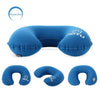 Neck Pillow Head Chin Neck Support Inflatable Soft Comfortable Travel Pillow