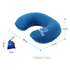 Neck Pillow Head Chin Neck Support Inflatable Soft Comfortable Travel Pillow